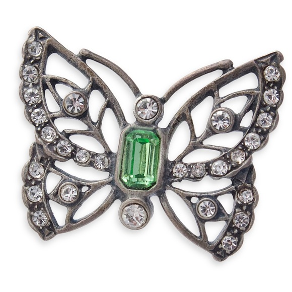 Vintage Metropolitan Museum of Art Sterling Silver Butterfly Stud Earrings - Picture 5 of 6